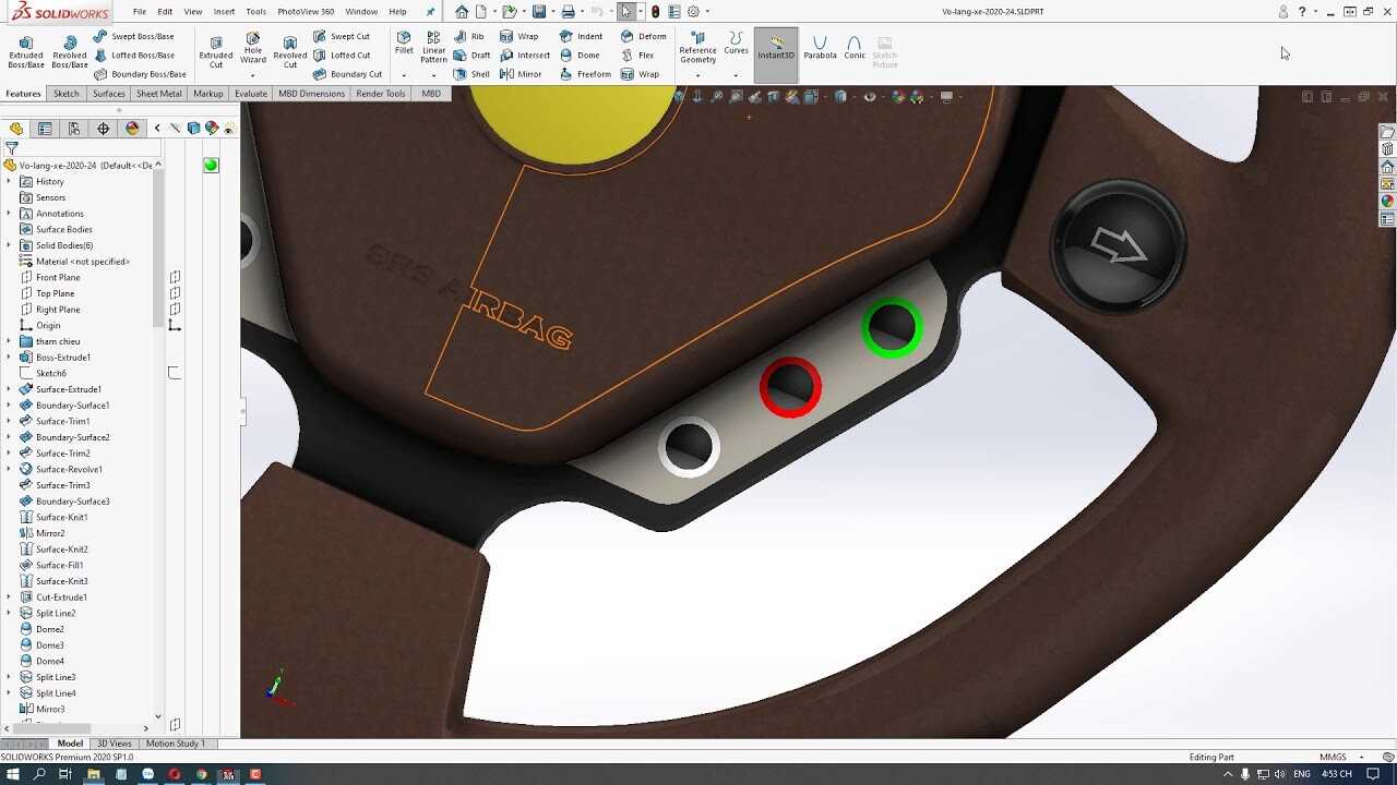 Thay Đổi Ngôn Ngữ Trong SolidWorks