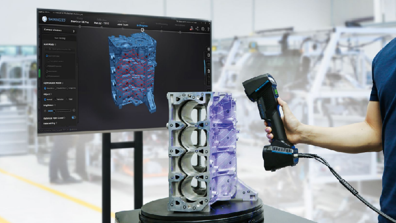 Multifunctional Handheld 3d Laser Scanner Launched With Integrated Photogrammetry